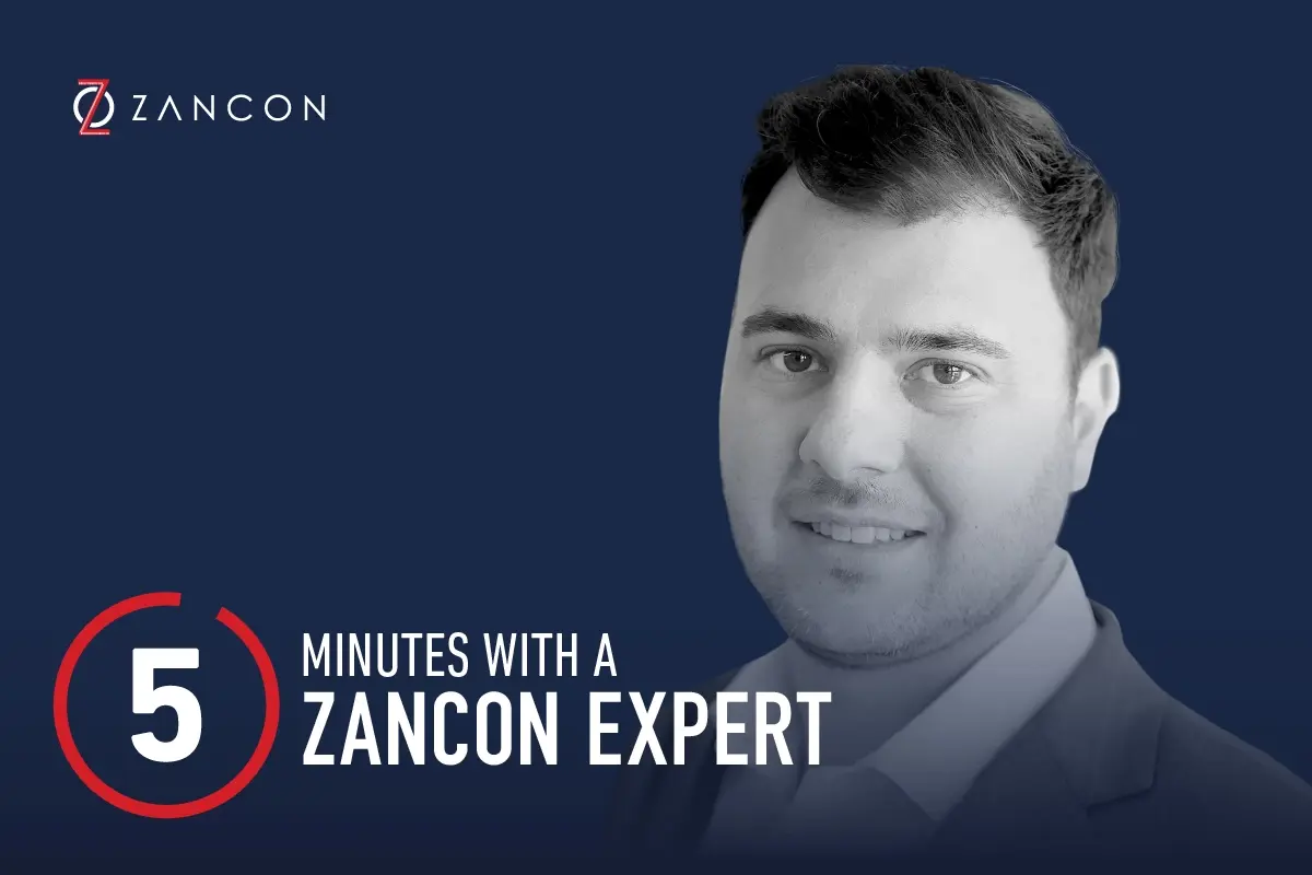 5 Minutes with a Zancon Expert: Adam Zantis